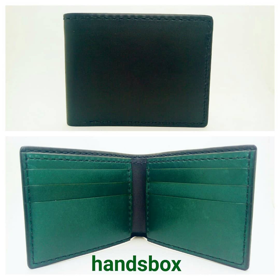 對褶銀包 DIY 皮革班 handsbox 皮革學堂 男裝銀包 短銀包 六卡位 相位