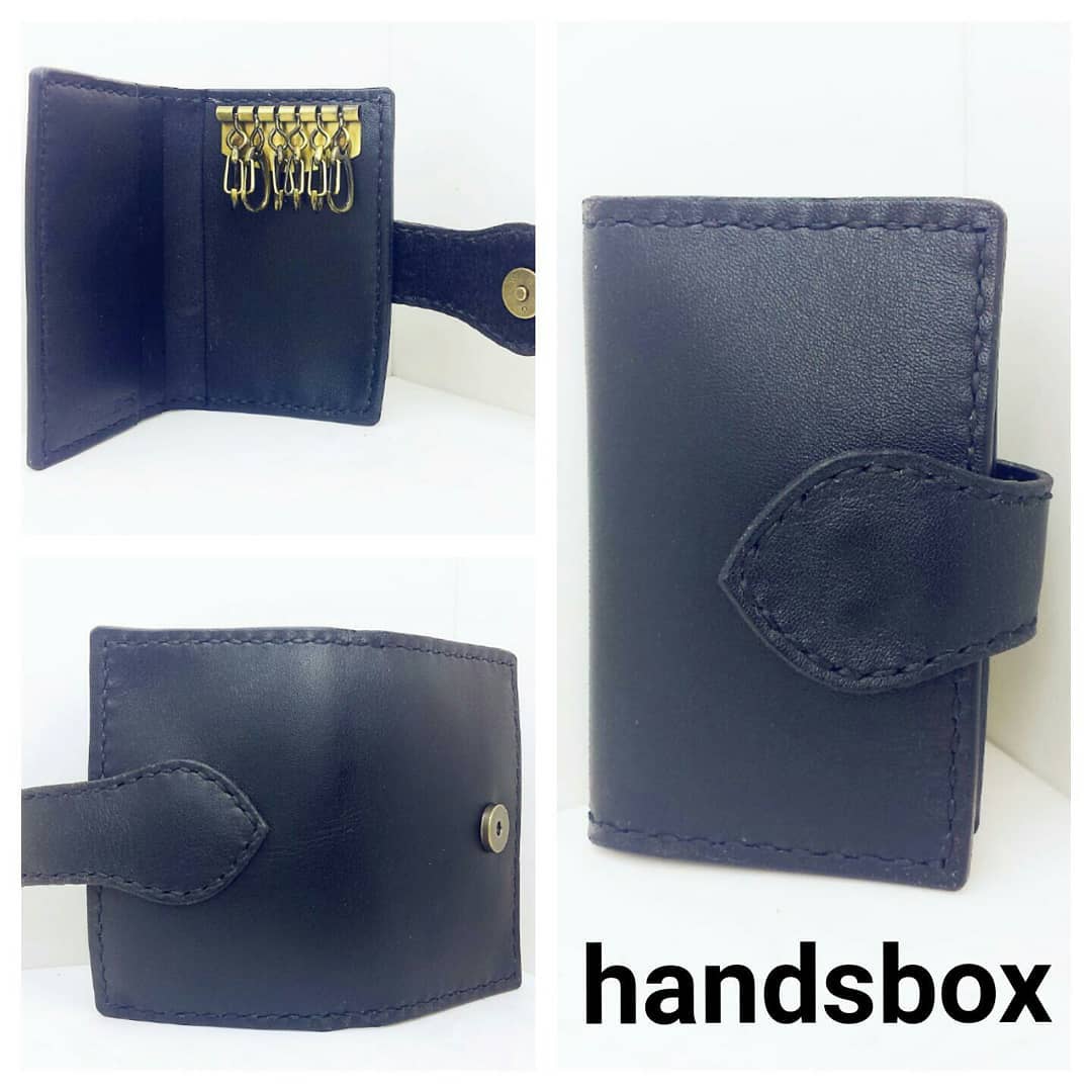 鎖匙包 DIY 皮革班 handsbox 皮革學堂 卡位 信用卡 八達通 六匙位 喼鈕