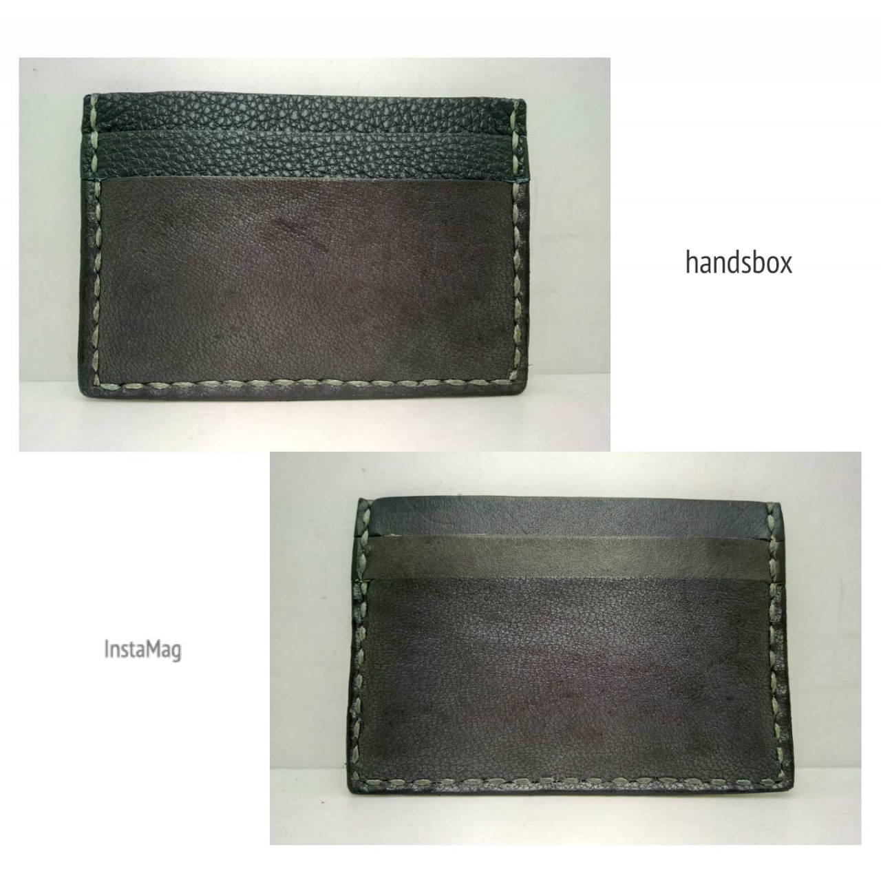 卡片套 DIY 皮革班 handsbox 皮革學堂 四格 卡位 信用卡 cards holder