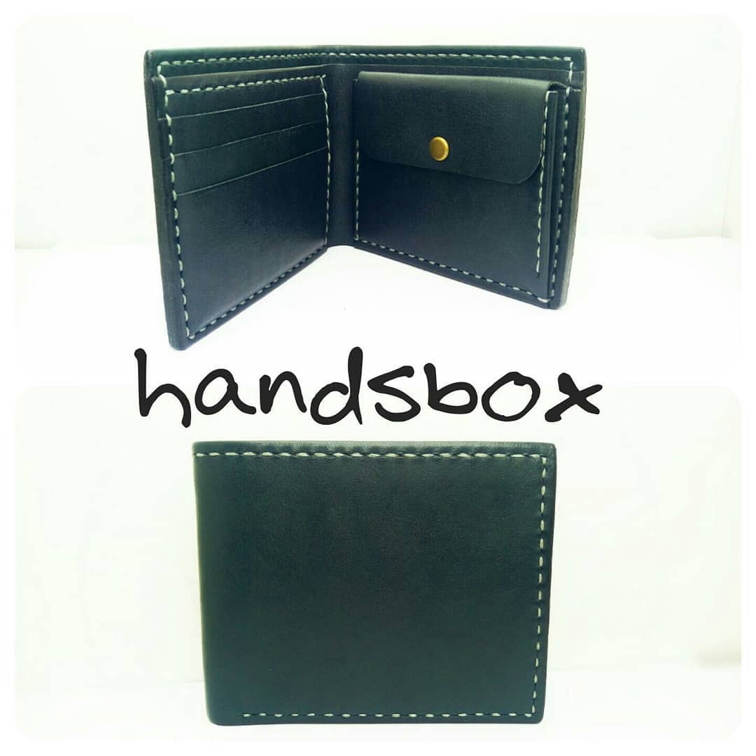 對褶銀包 DIY 皮革班 handsbox 皮革學堂 男裝銀包 短銀包 卡位 散銀位