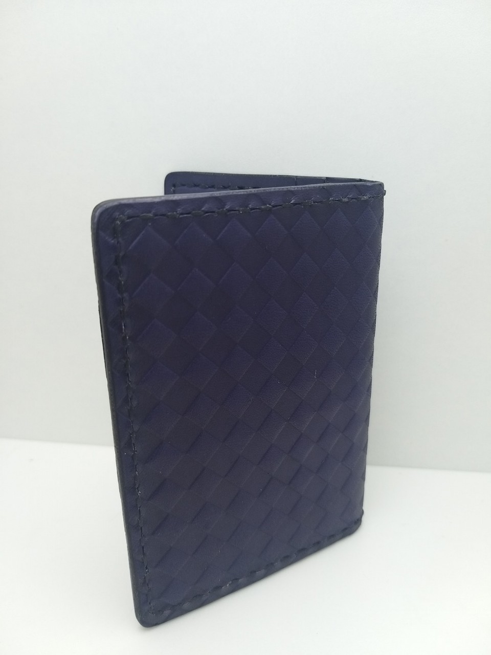 壓印格仔紋面卡片套 DIY 皮革班 handsbox 皮革學堂 對褶 六格 卡位 信用卡 cards holder