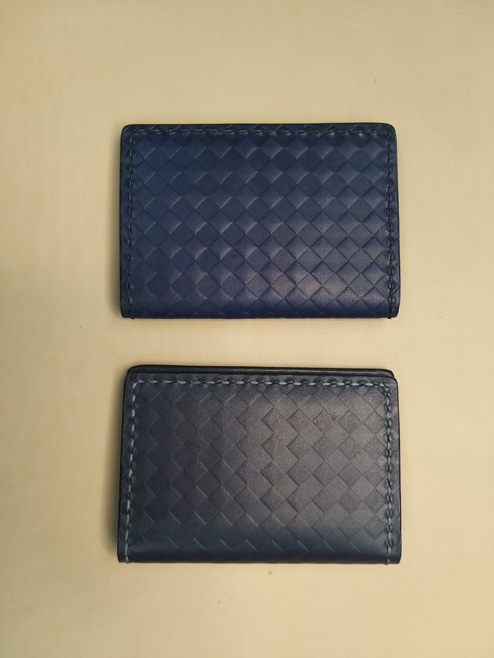 壓印格仔紋面卡片套 DIY 皮革班 handsbox 皮革學堂 對褶 六格 卡位 信用卡 cards holder