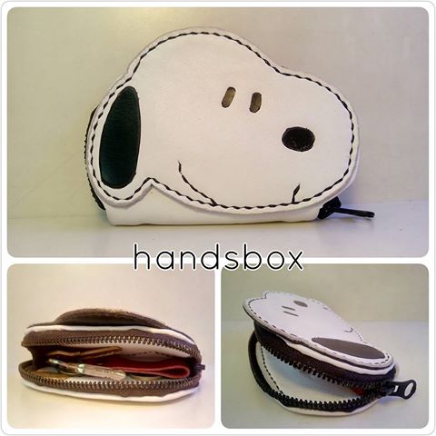 拉鍊散子包 DIY 皮革班 handsbox 皮革學堂 零錢 公仔造型
