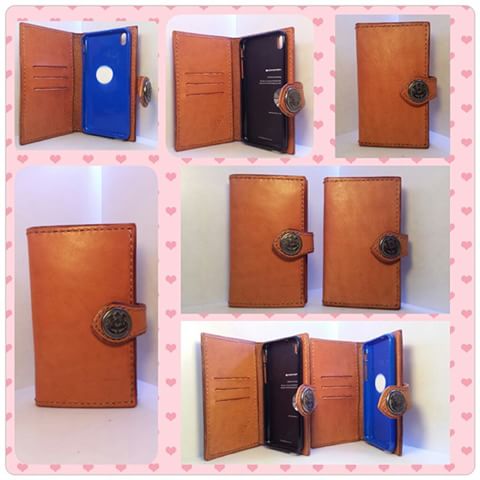 對褶電話套 handsbox 皮革學堂 leather workshop DIY 皮革班 皮革課程