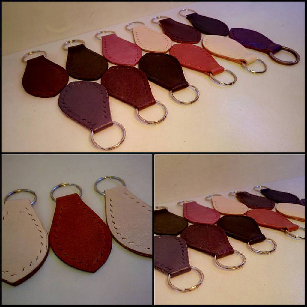 XKHKS3H 皮革材料包 縫線 鎖匙扣 匙扣 KEY HOLDER 現貨