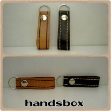 XKHKS4H 皮革材料包 縫線 鎖匙扣 匙扣 KEY HOLDER 長條型