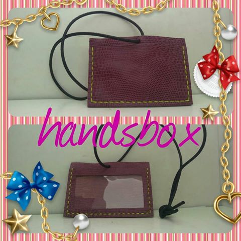 證件套 DIY 皮革班 handsbox 皮革學堂 証件套 橫式一卡一相 相位 卡片位 掛頸 透明 磨沙