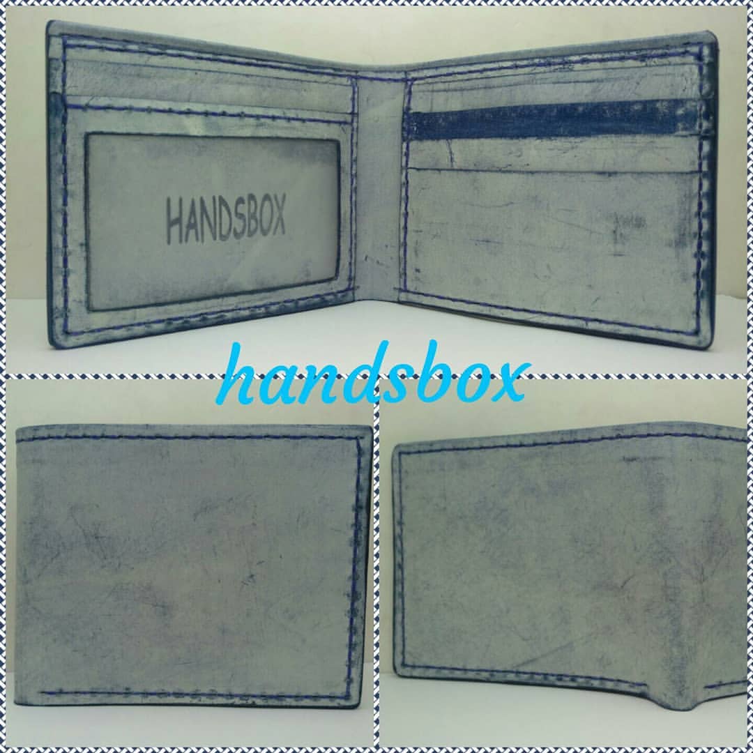 對褶銀包 DIY 皮革班 handsbox 皮革學堂 男裝銀包 短銀包 五卡位 相位