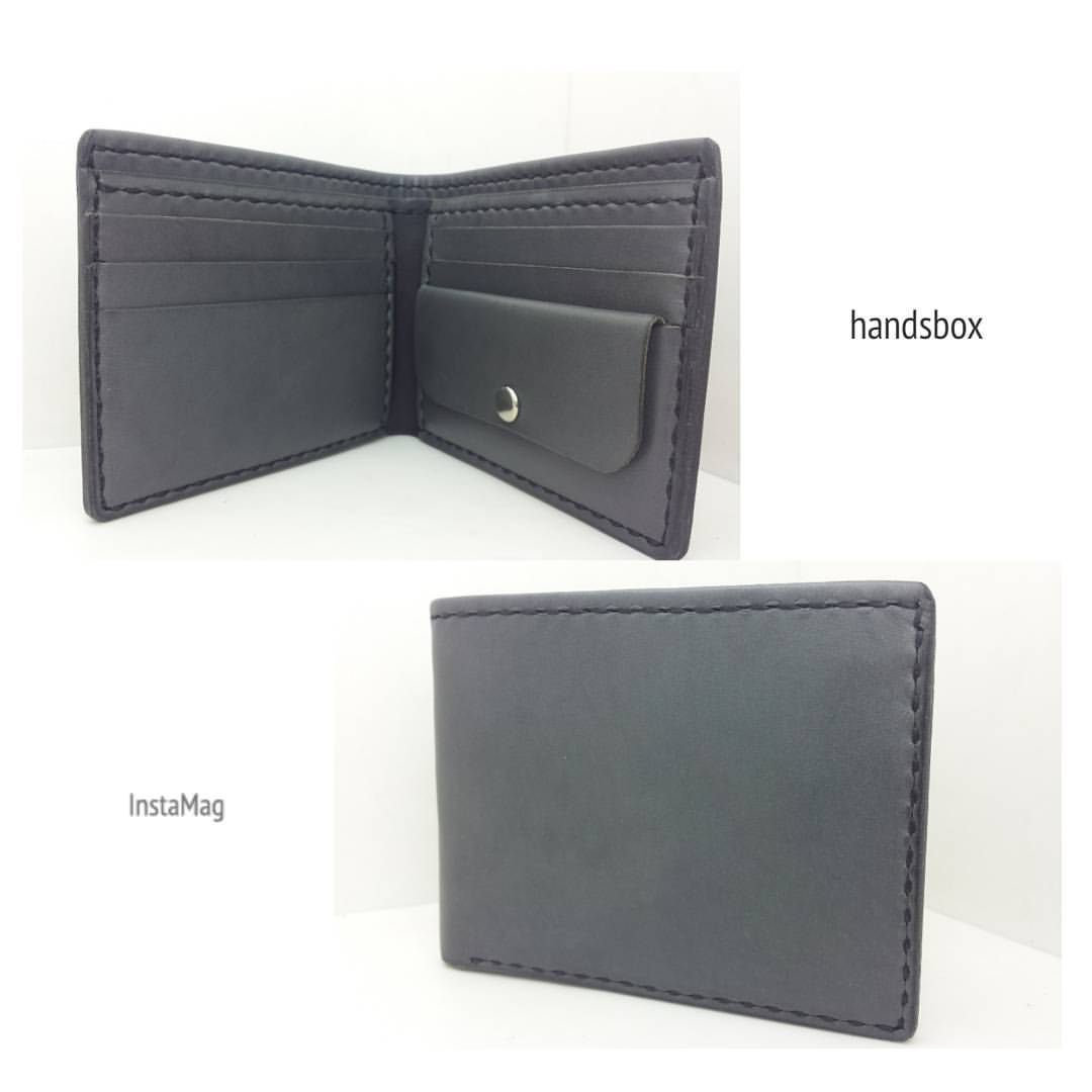 對褶銀包 DIY 皮革班 handsbox 皮革學堂 男裝銀包 短銀包 卡位 六卡 散紙