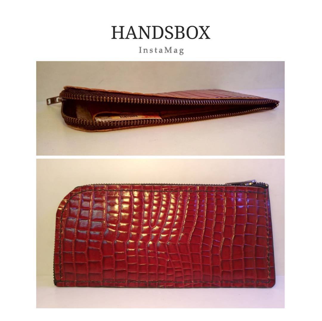 拉鍊紙幣袋 DIY 皮革班 handsbox 皮革學堂 女裝長銀包 三卡位