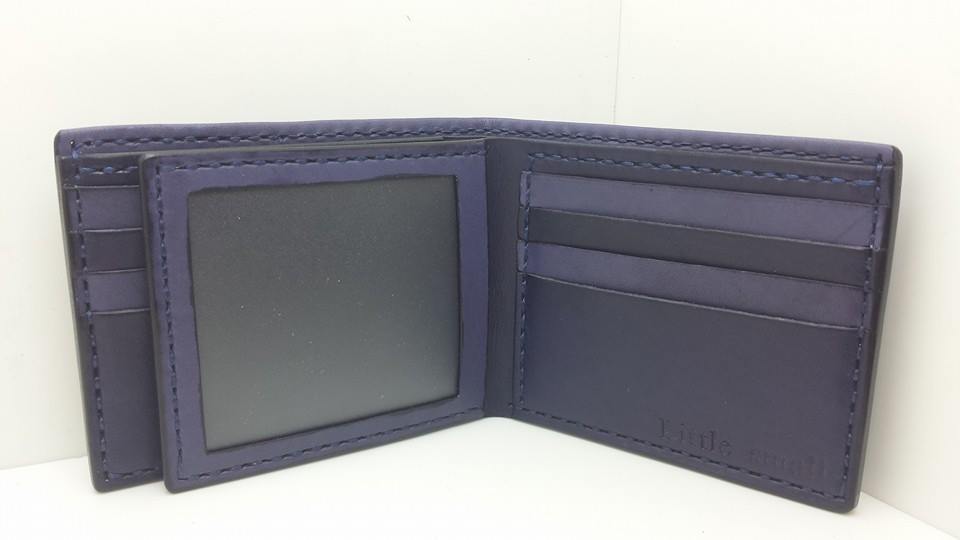 三頁短銀包 DIY 皮革班 handsbox 皮革學堂 男裝銀包 三褶 九卡位 兩相位 裝飾皮
