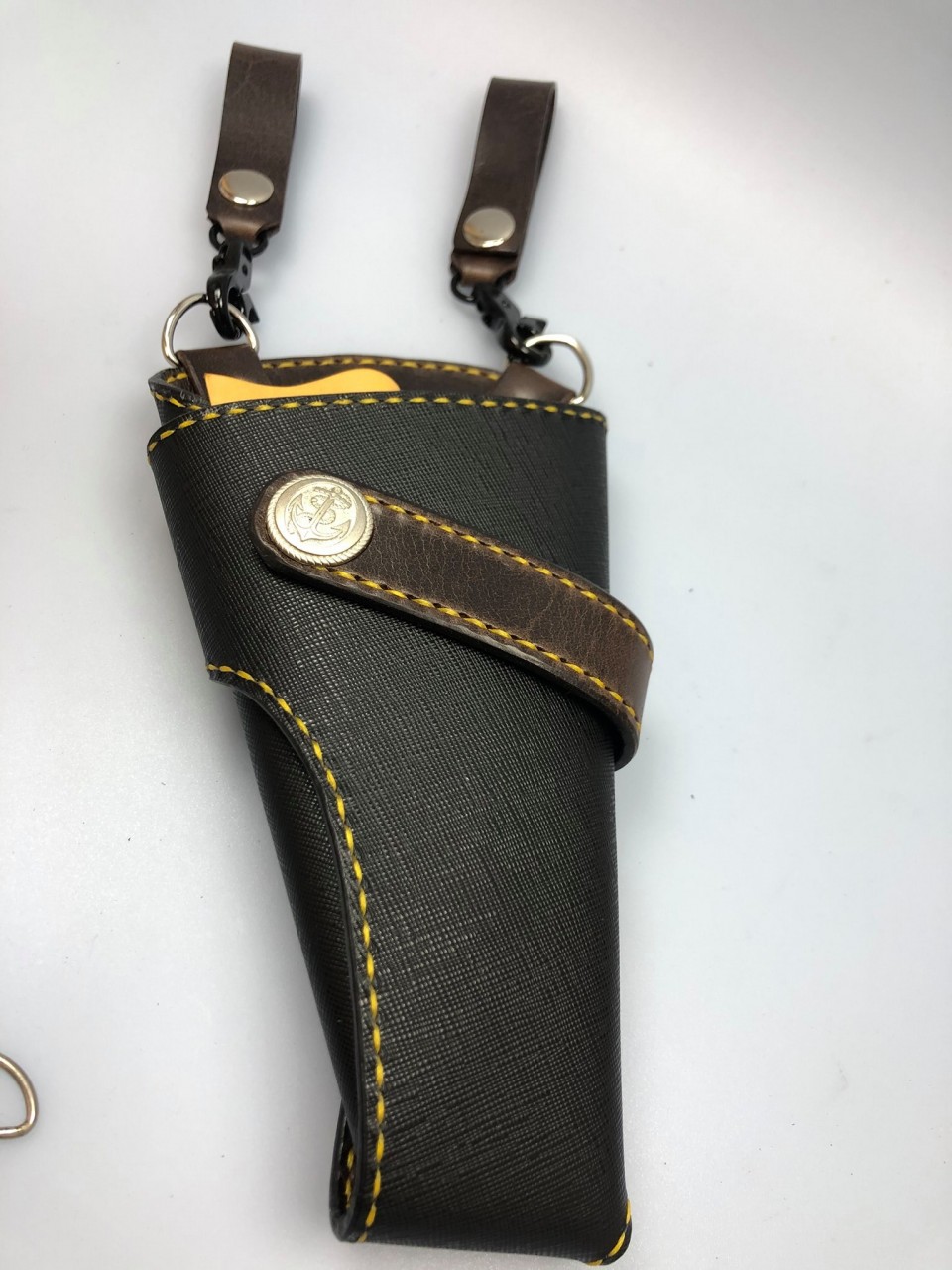 剪刀套 DIY 皮革班 髮型師套 縫線款