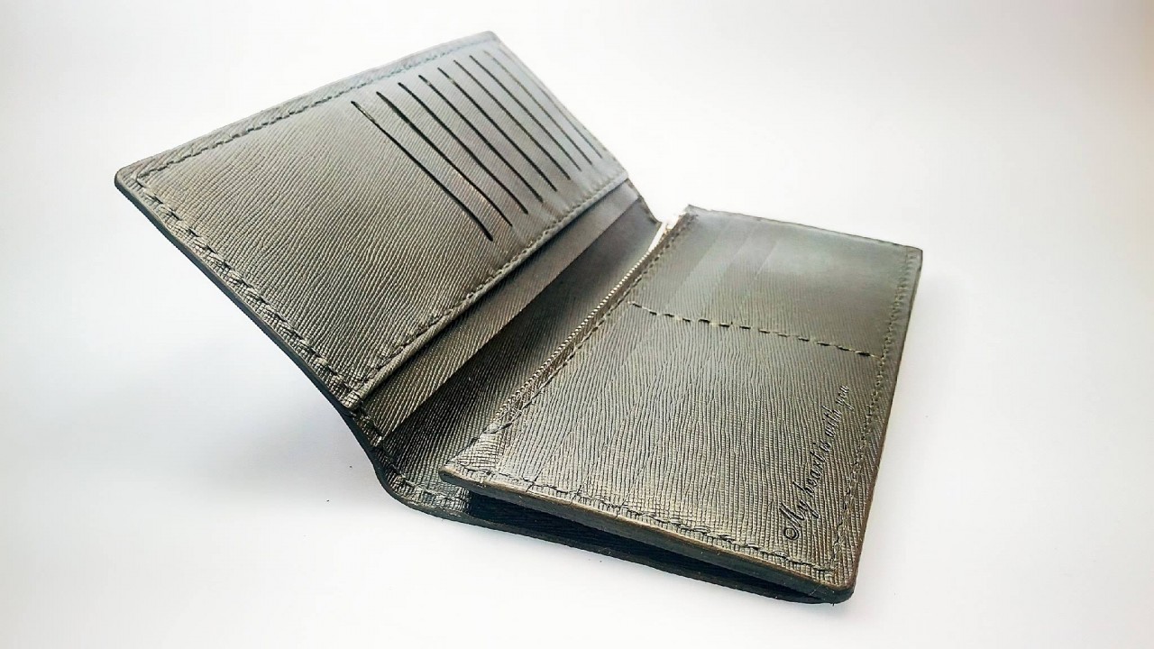 長銀包 DIY 皮革班 handsbox 皮革學堂 leather workshop 長銀包 拉鍊風琴位 直身