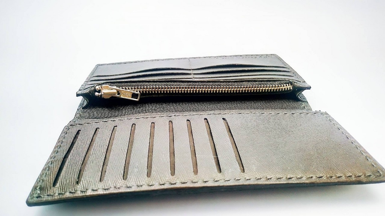 長銀包 DIY 皮革班 handsbox 皮革學堂 leather workshop 長銀包 拉鍊風琴位 直身
