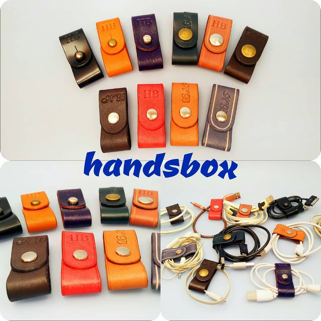 皮革繞线器 耳机线 电线 差电线 DIY 皮革班 handsbox 皮革学堂 皮革课程 两件