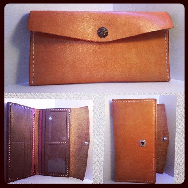 長銀包 DIY 皮革班 handsbox 皮革學堂 leather workshop 女裝長銀包