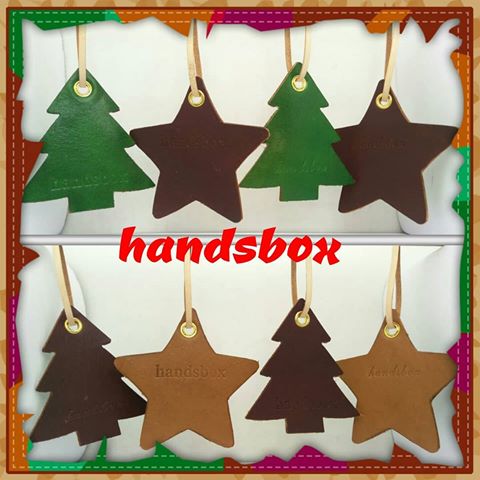 訂製批量 公司禮品 企業禮物 聖誕禮物掛飾 書籤 DIY 皮革班 handsbox 皮革學堂 無縫線