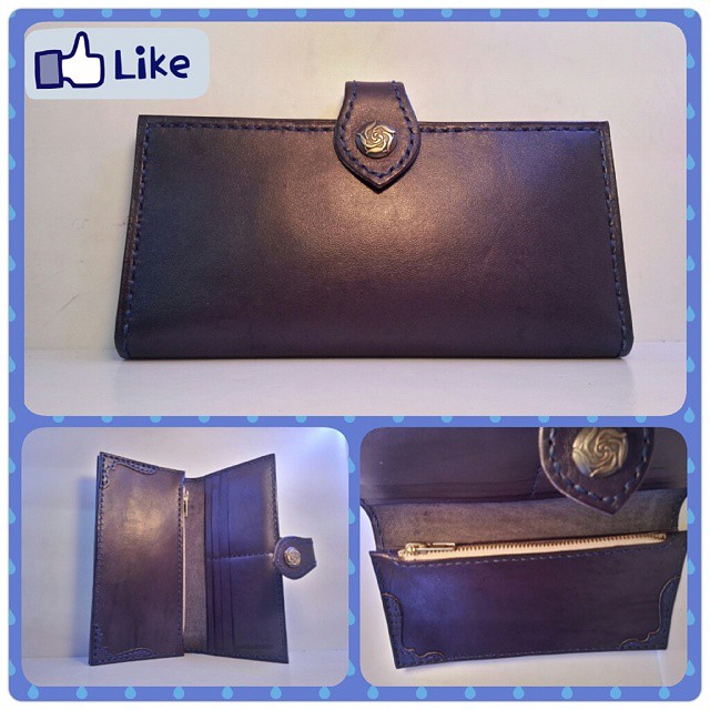 長銀包 DIY 皮革班 handsbox 皮革學堂 leather workshop lady long wallet
