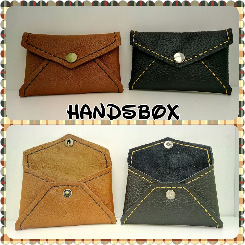 縫線卡片套 DIY 皮革學 handsbox 皮革學堂 信用卡 cards holder