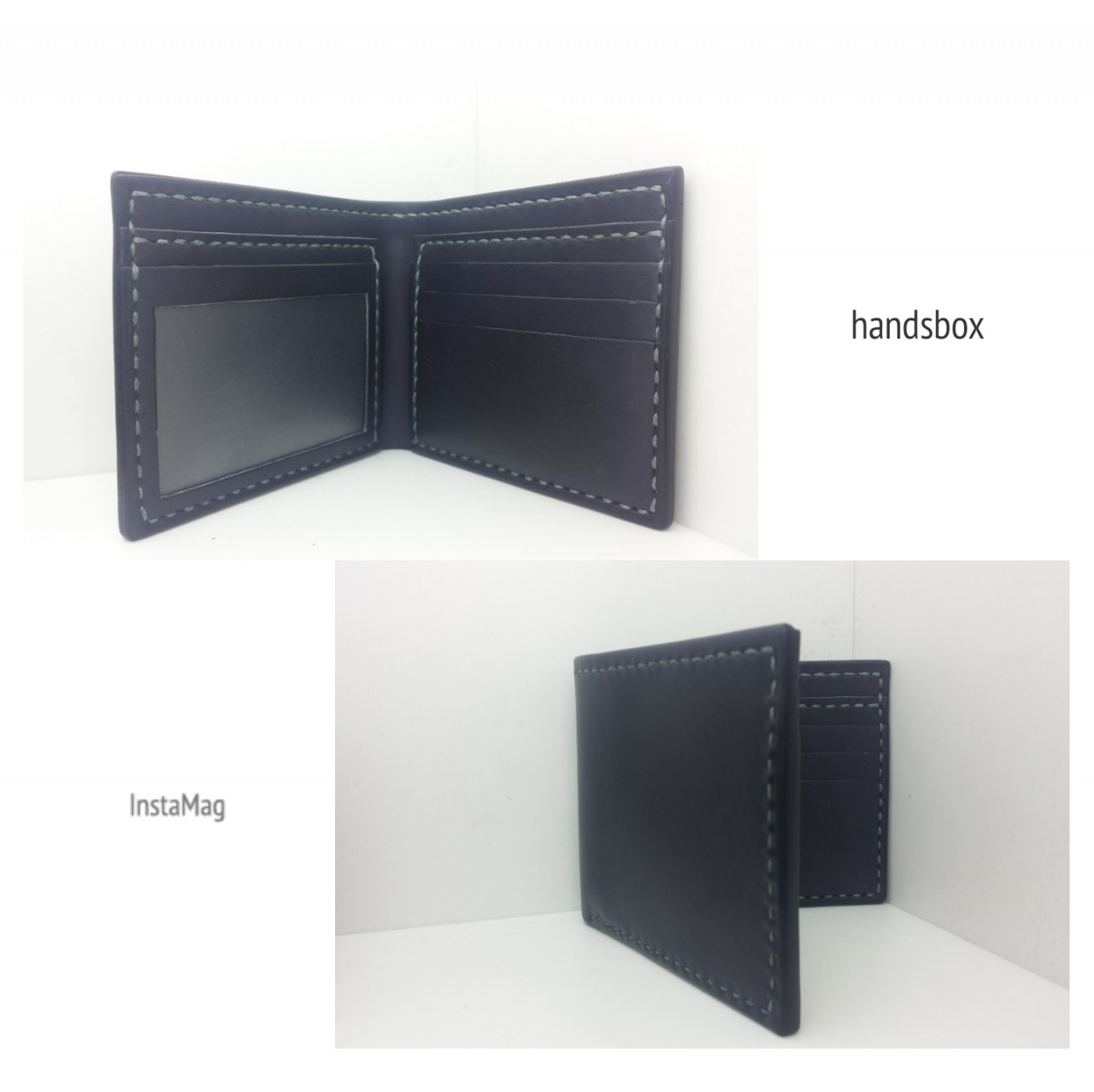 對褶銀包 DIY 皮革班 handsbox 皮革學堂 男裝銀包 短銀包 卡位 相位