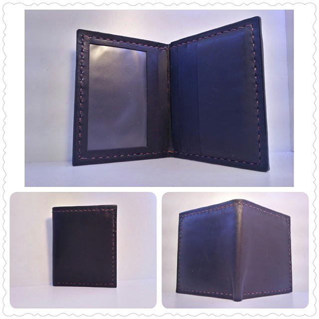 對褶銀包 DIY 皮革班 handsbox 皮革學堂 男裝銀包 直身 卡位 相位