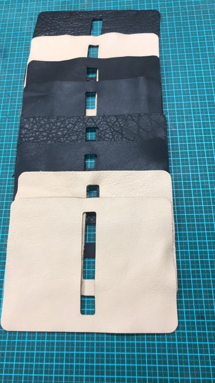 拉鍊散紙包 皮革材料包 handsbox 皮革學堂 八達通 coins bag