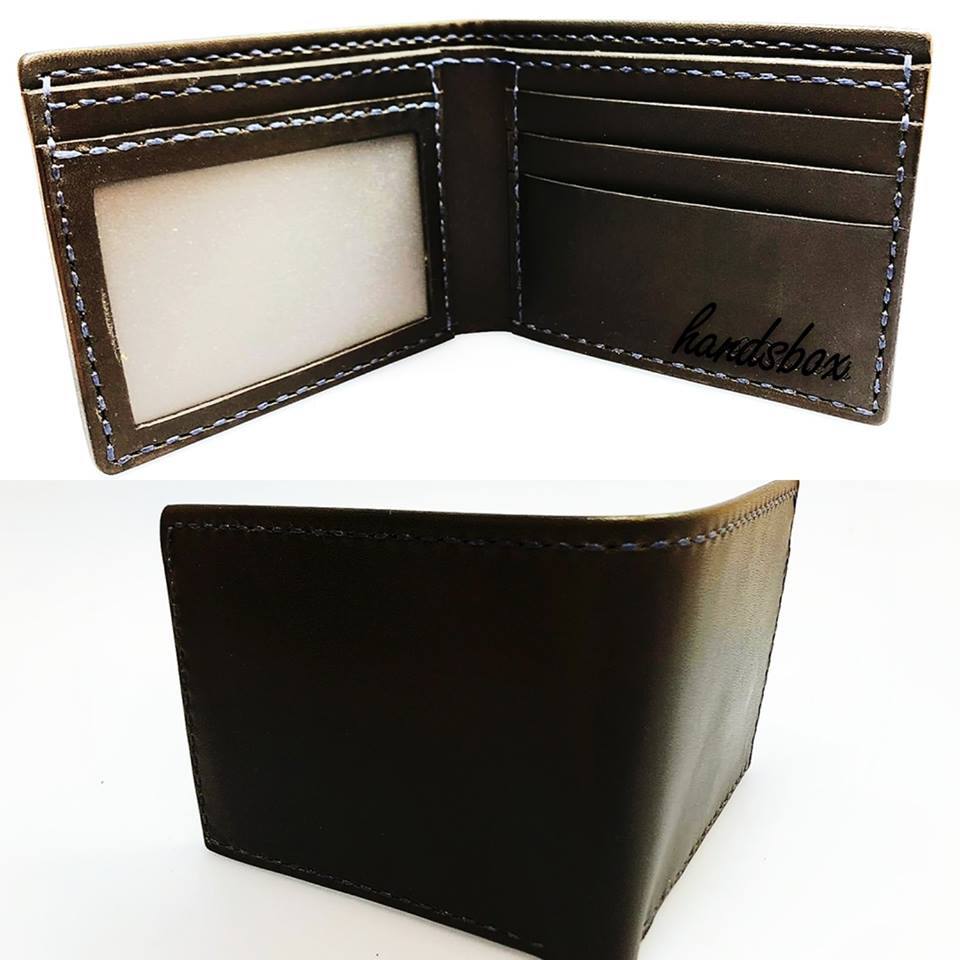 對褶銀包 DIY 皮革班 handsbox 皮革學堂 男裝銀包 卡位 相位 leather workshop