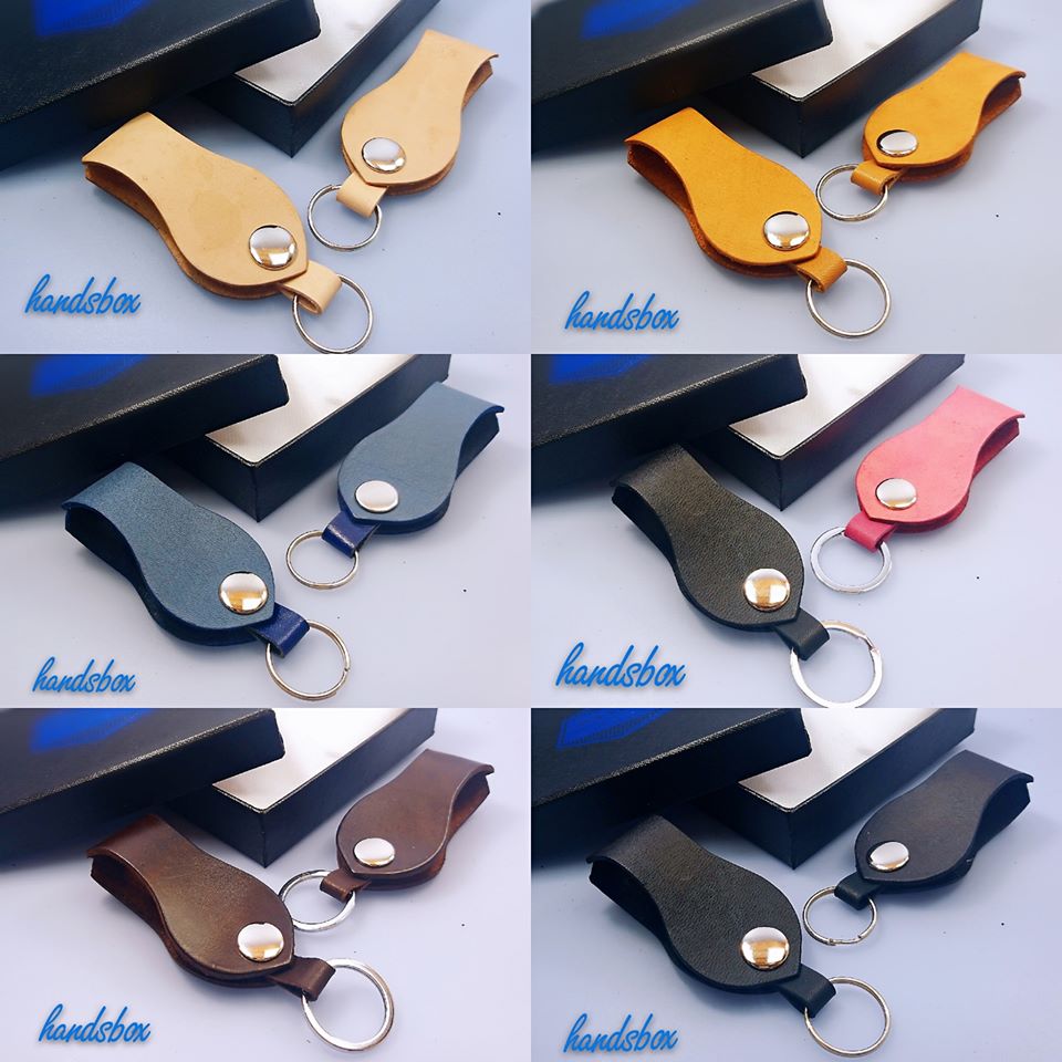 【現貨】 鎖匙包 handsbox 皮革學堂 key holder  無縫線 鎖匙扣