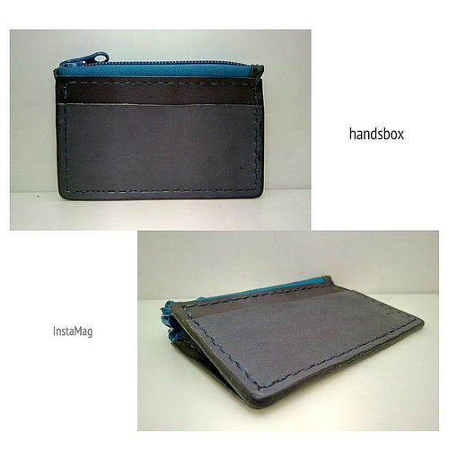 【現貨】 拉鍊散紙包 handsbox 皮革學堂 風琴位 一卡位 八達通 coins bag