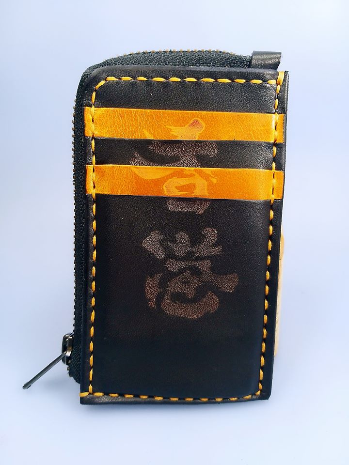 【現貨】 拉鍊散紙包 DIY 皮革班 handsbox 皮革學堂 風琴位 卡位 卡片套 拉鍊 雷射字體