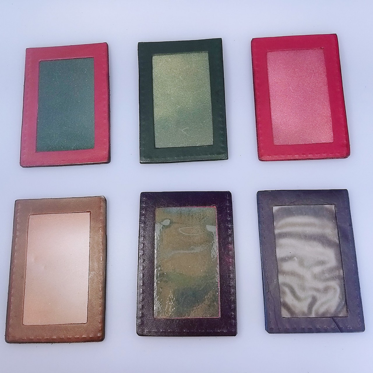 【現貨皮革材料包】XCHKS5H 雙色 縫線 直身 卡片套 八達通 證件套 cards holder DIY皮革 相位
