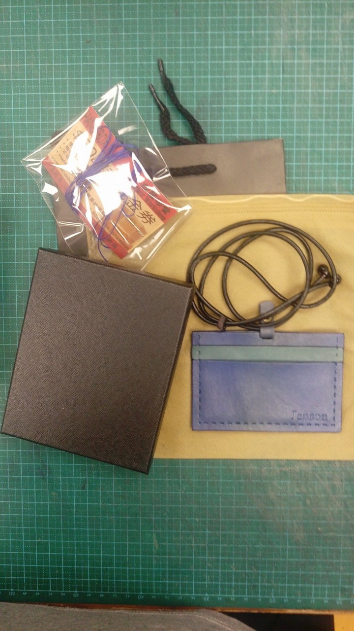 訂製 皮革材料包 XCHKS3H 縫線 三格 卡片套 八達通 證件套 cards holder DIY皮革 相位