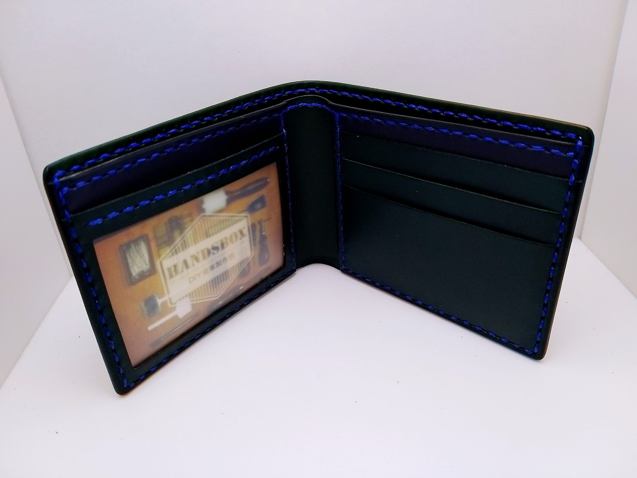【現貨】對褶銀包 handsbox 皮革學堂 男裝銀包 卡位 相位
