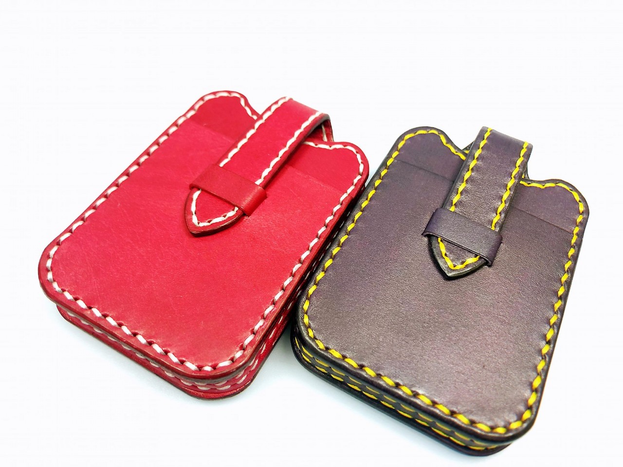 卡片套 盒型 DIY 皮革學堂 handsbox 皮革學堂 cards holder 立體