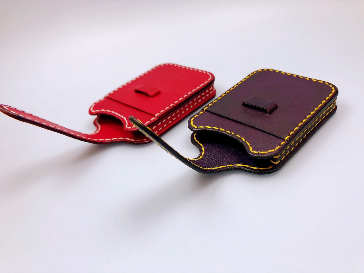 卡片套 盒型 DIY 皮革學堂 handsbox 皮革學堂 cards holder 立體