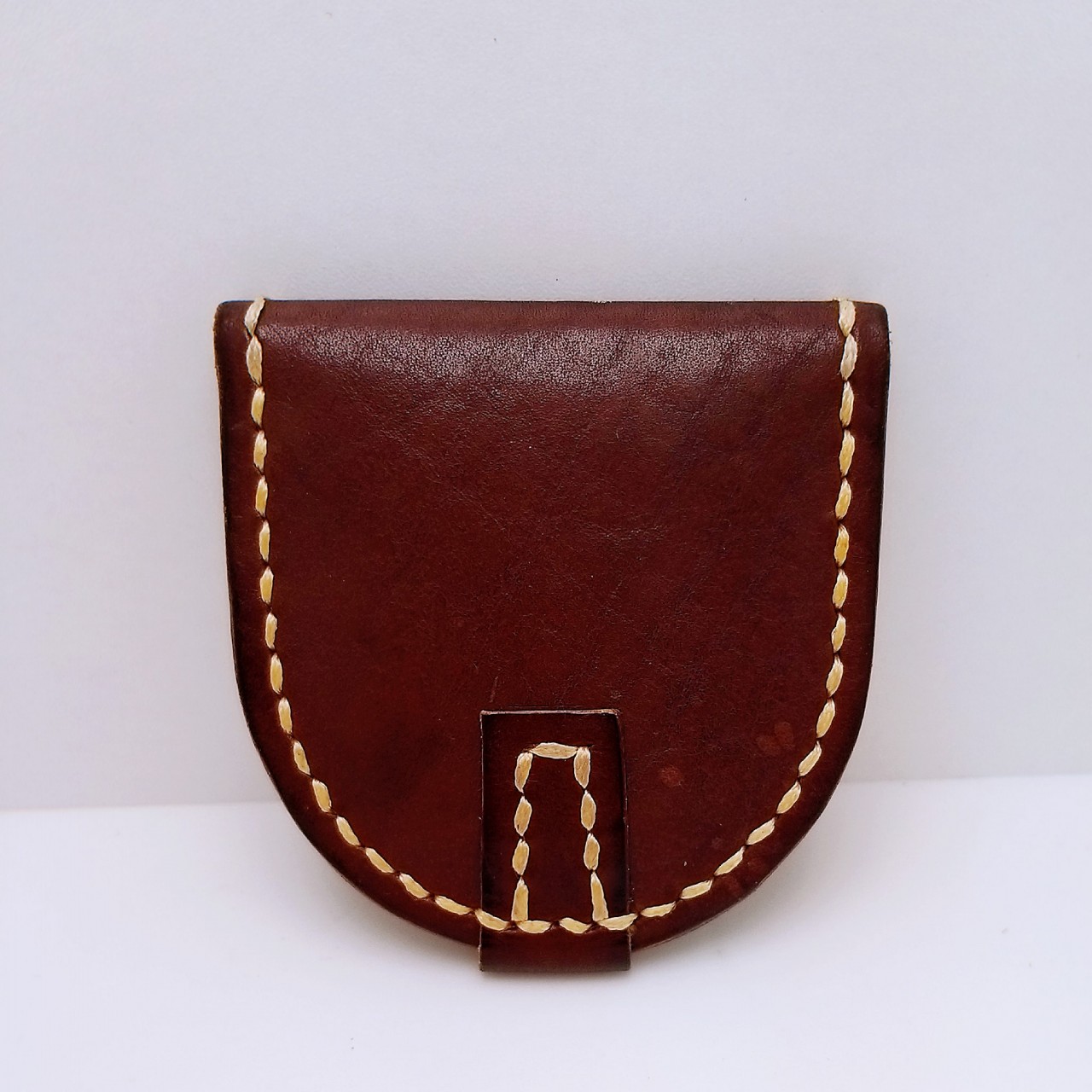 散紙包 DIY 皮革班 handsbox 皮革學堂 coins bag 掌心圓型