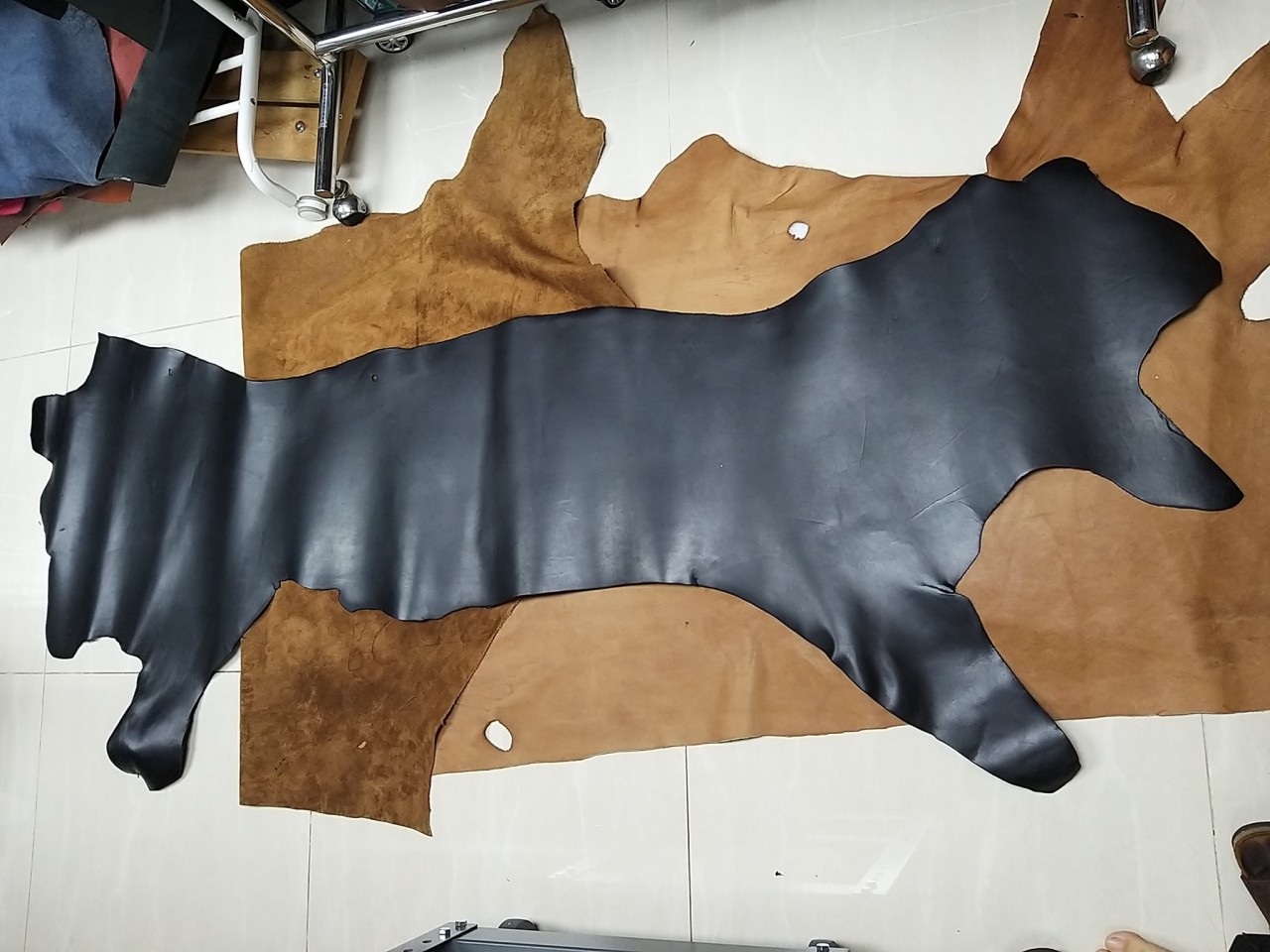 牛皮 皮革 皮料 植鞣革 樹膏皮 leather handmade DIY 意大利植鞣 腩條