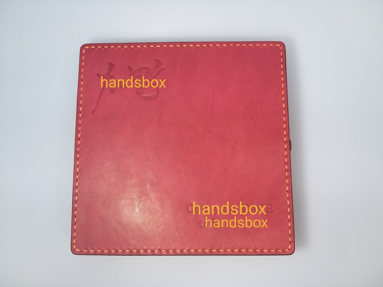 皮革盒 盒型 皮革學堂 handsbox 皮革學堂 立體 羅盤盒 羅更盒 風水師必備