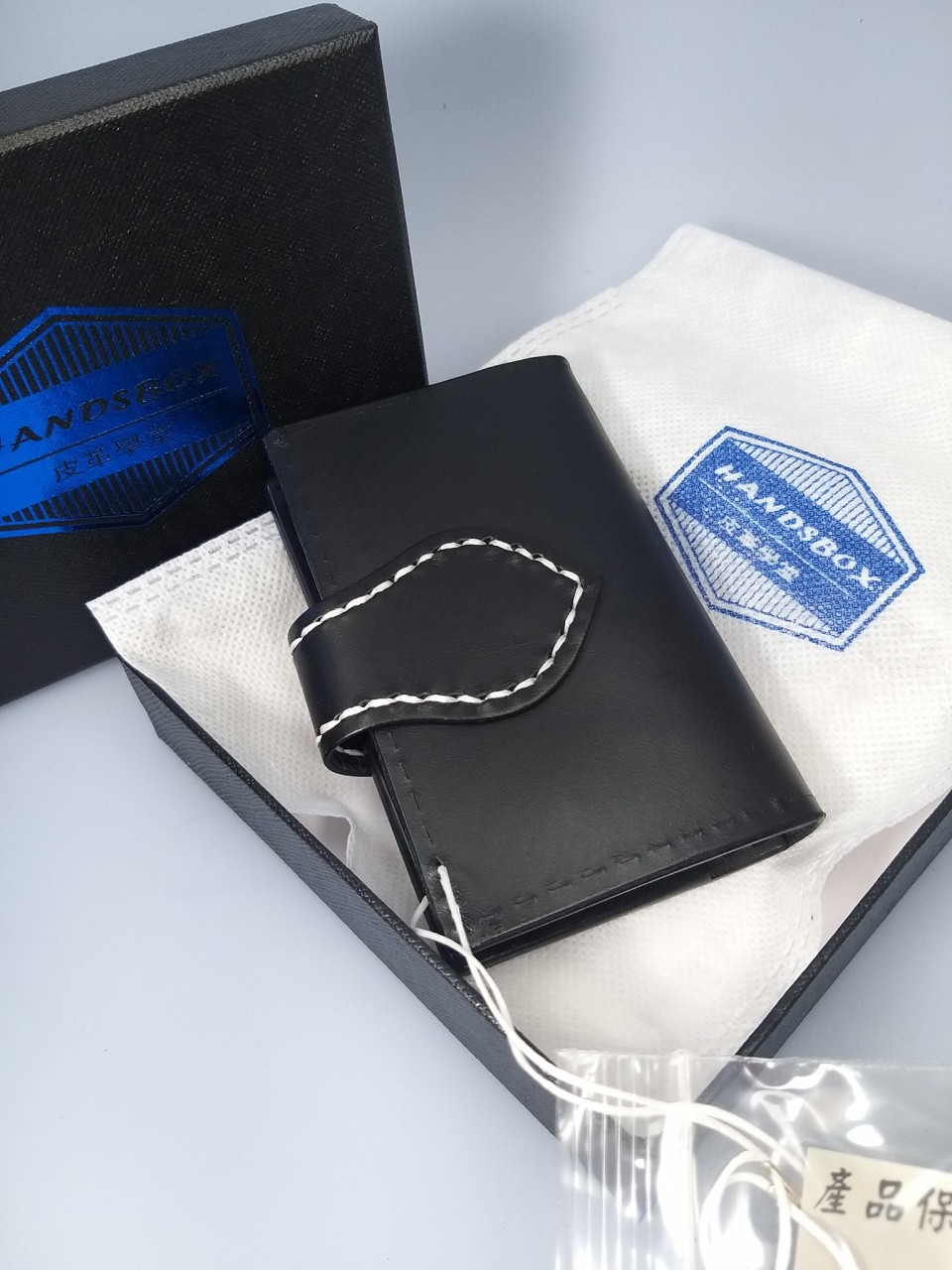 對褶鎖匙包 DIY 材料包 handsbox 皮革學堂 六匙位 男裝 key holder