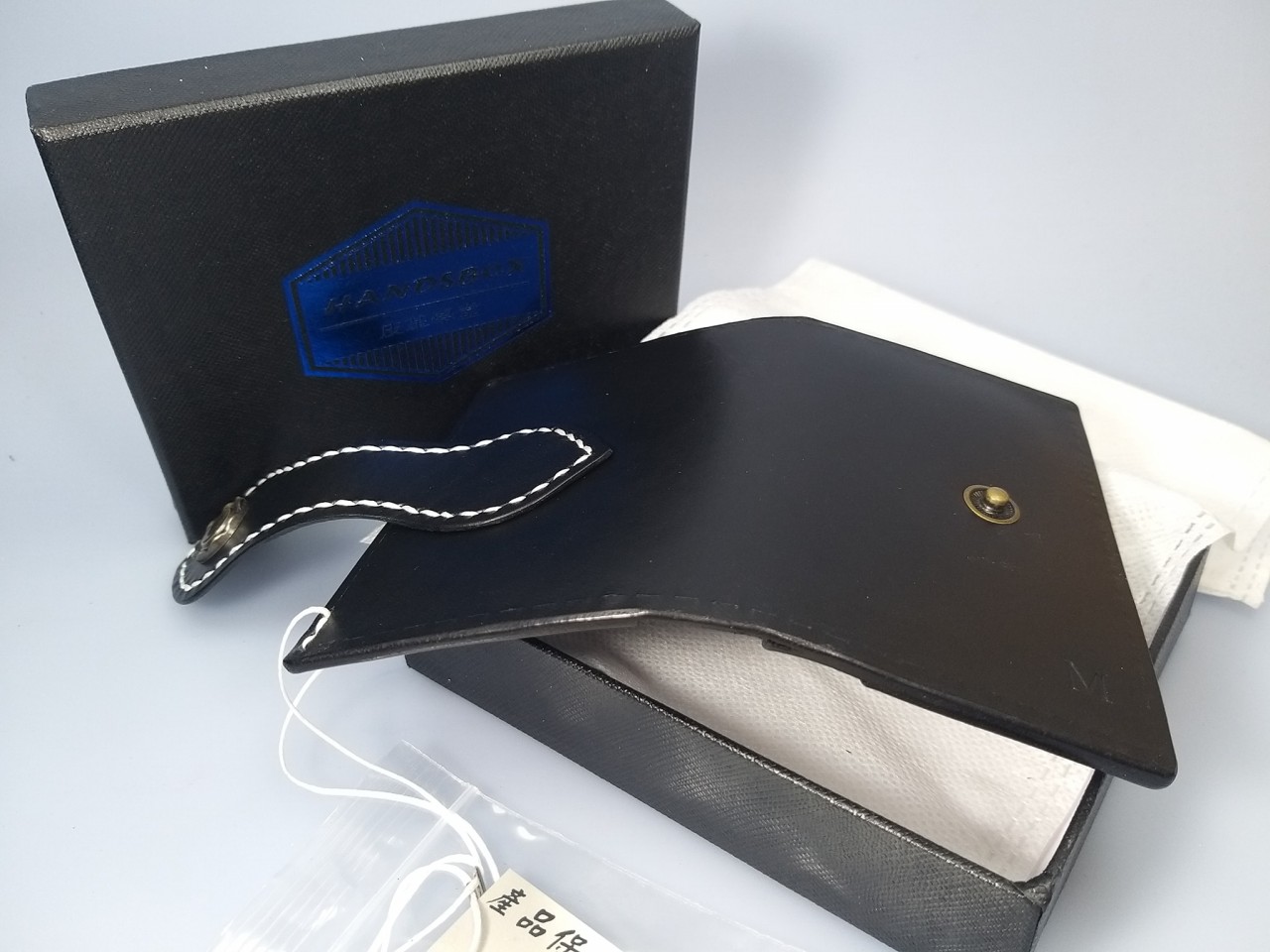 對褶鎖匙包 DIY 材料包 handsbox 皮革學堂 六匙位 男裝 key holder