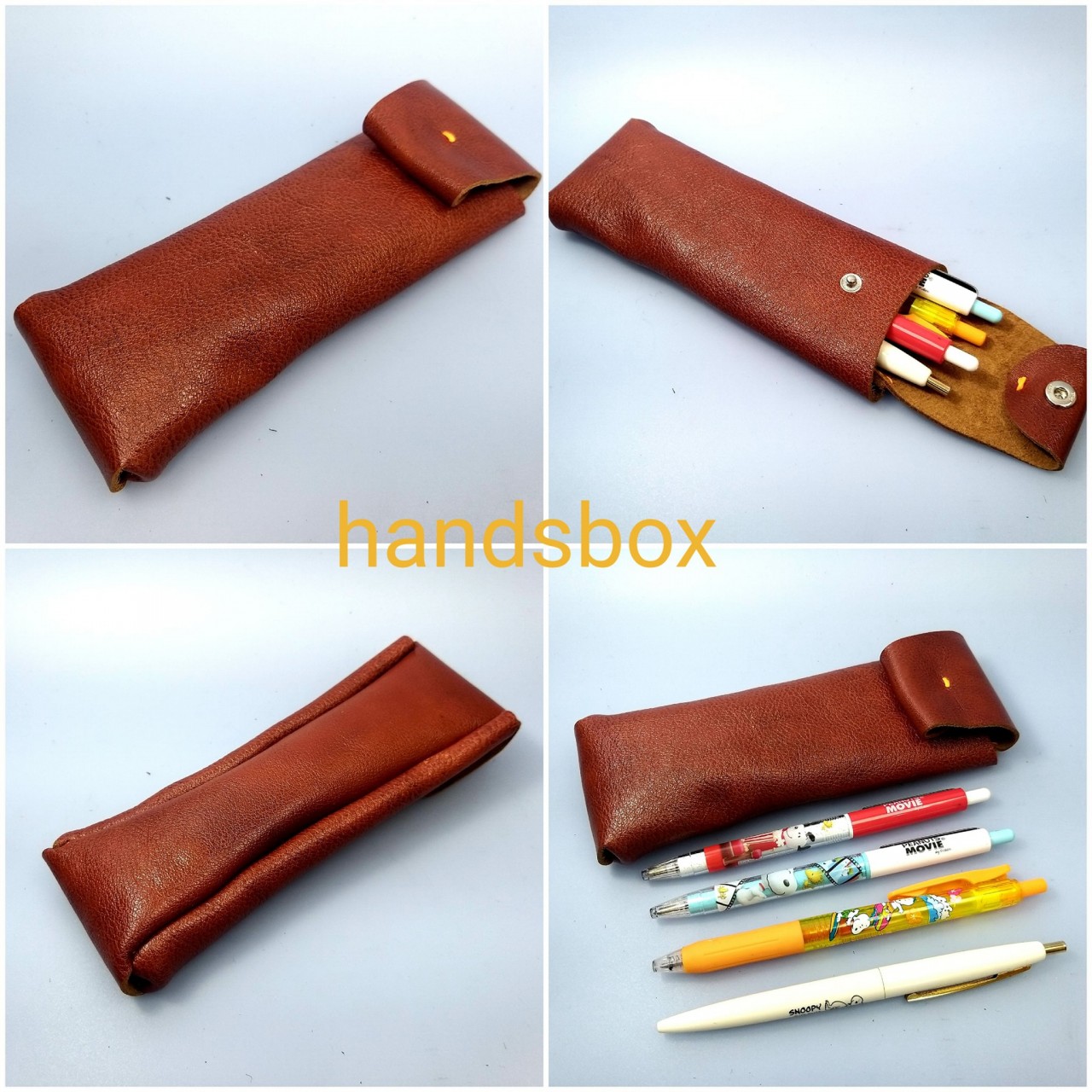 【現貨】立體筆袋 DIY 皮革班 handsbox 皮革學堂 皮革筆袋