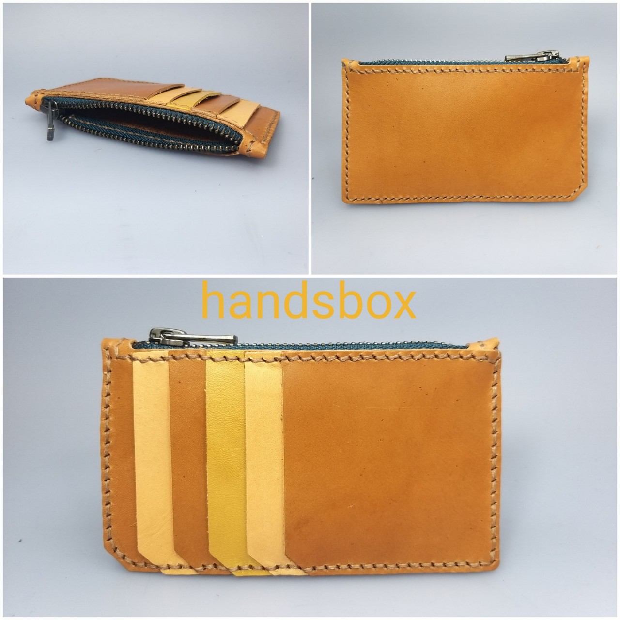 【現貨】 拉鍊散紙包 handsbox 皮革學堂 八達通 coins bag 卡片套 五位