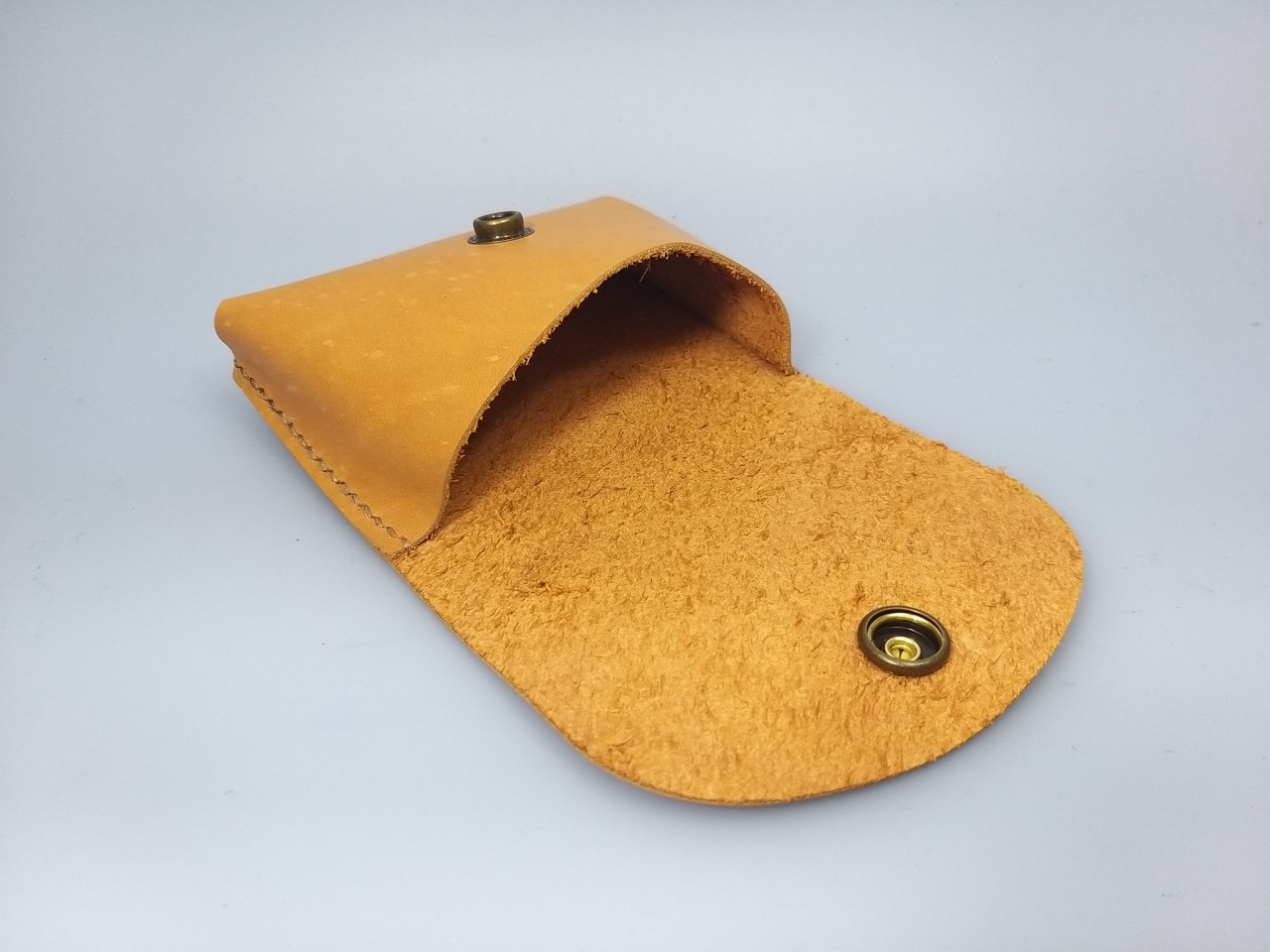 風琴厚卡片套 DIY 皮革班 handsbox 皮革學堂 對褶 風琴位 派卡片 cards holder
