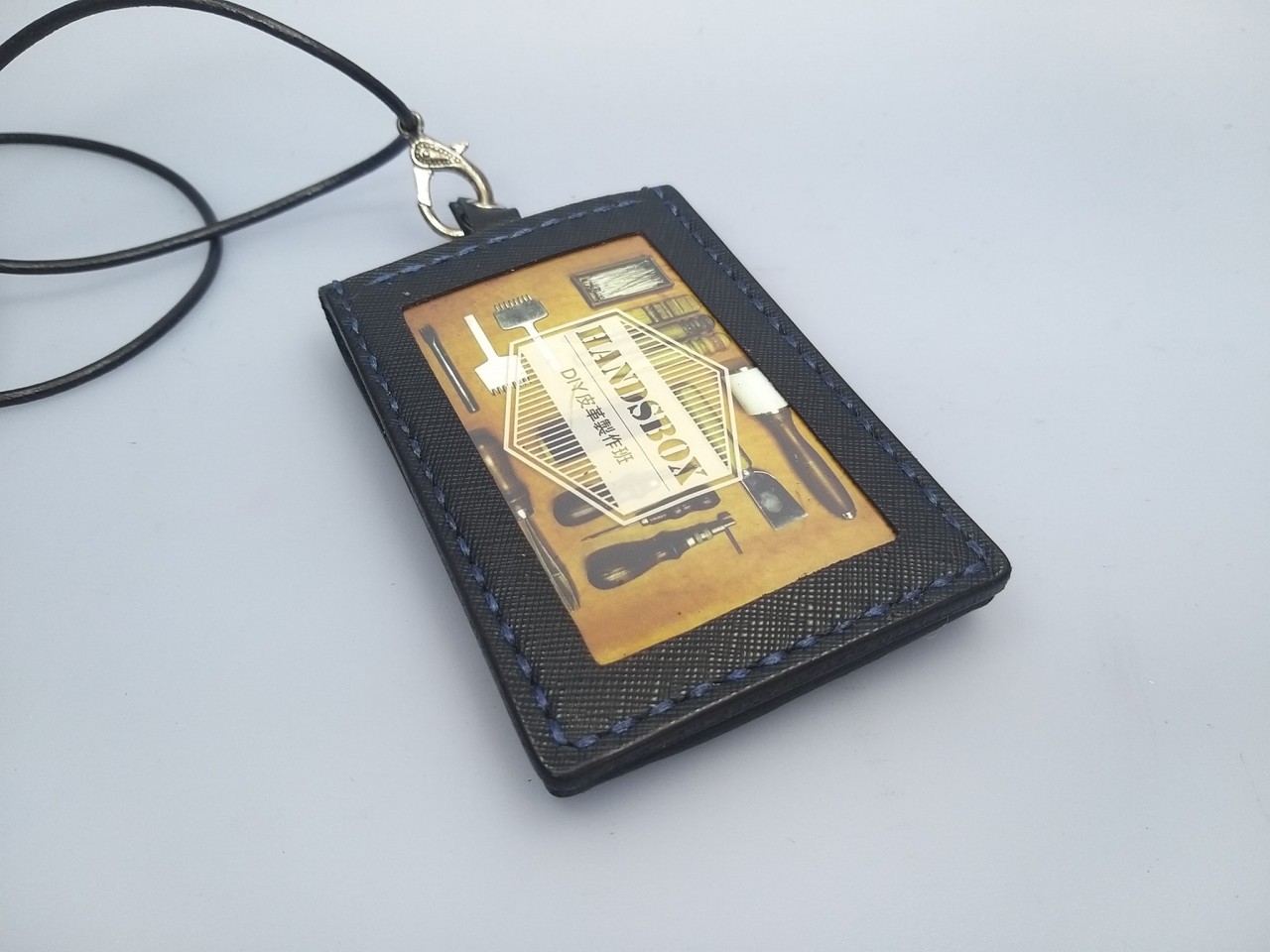 【現貨】直身對褶證件套 handsbox 皮革學堂 証件套 相位 卡片位 掛頸