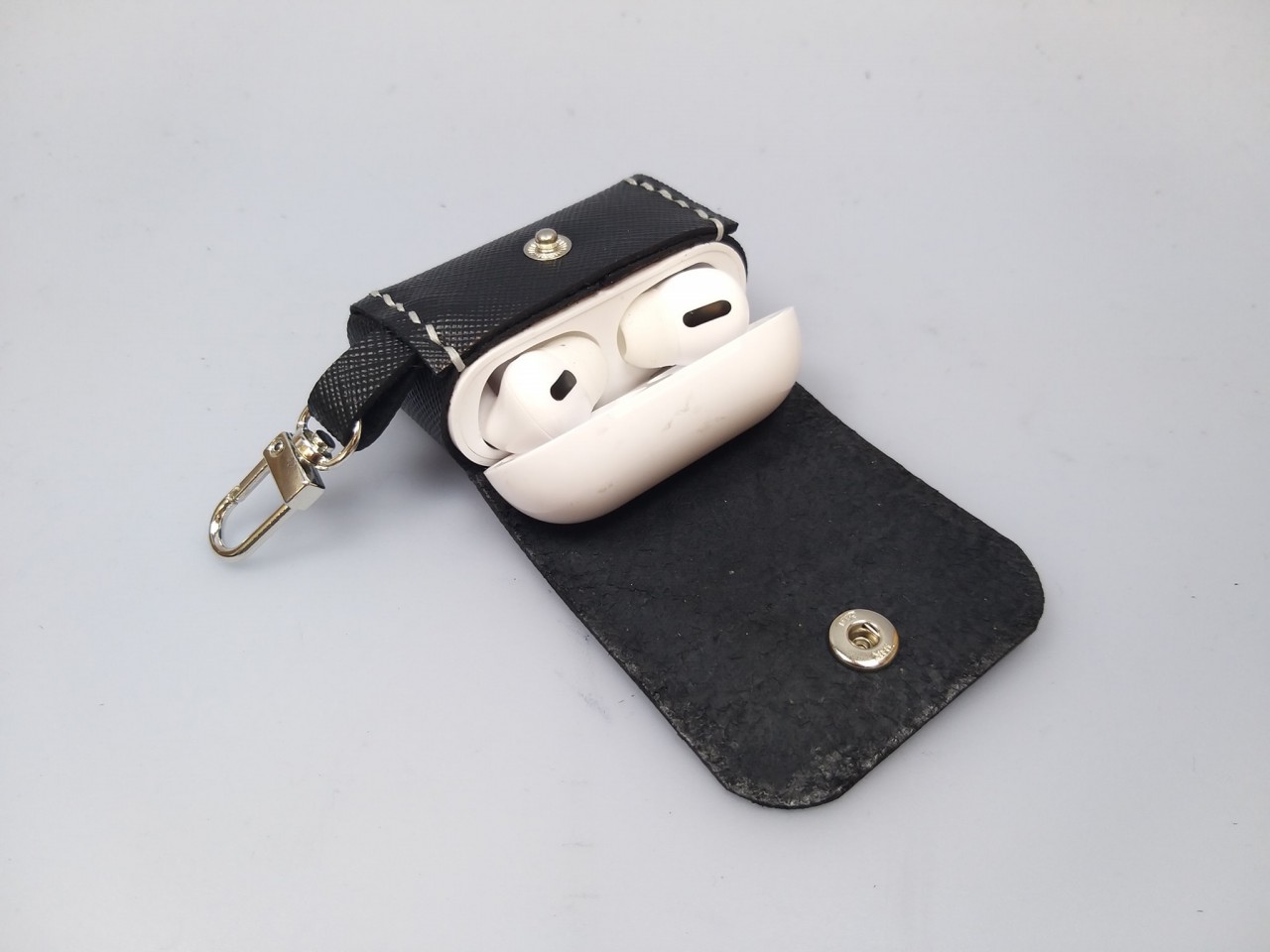 皮革耳機套 簡易縫線盒型 DIY 皮革課程 皮革班 合不同型號耳機 apple airpod pro airpod airpod3