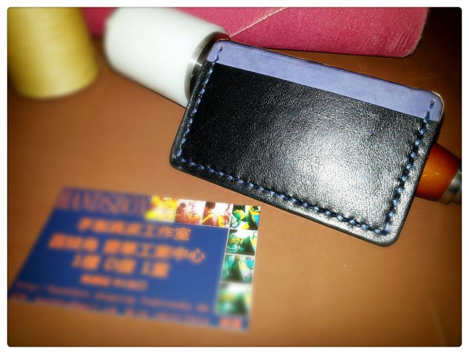 【現貨】卡片套 DIY 皮革班 handsbox 皮革學堂 兩格 卡位 信用卡 cards holder