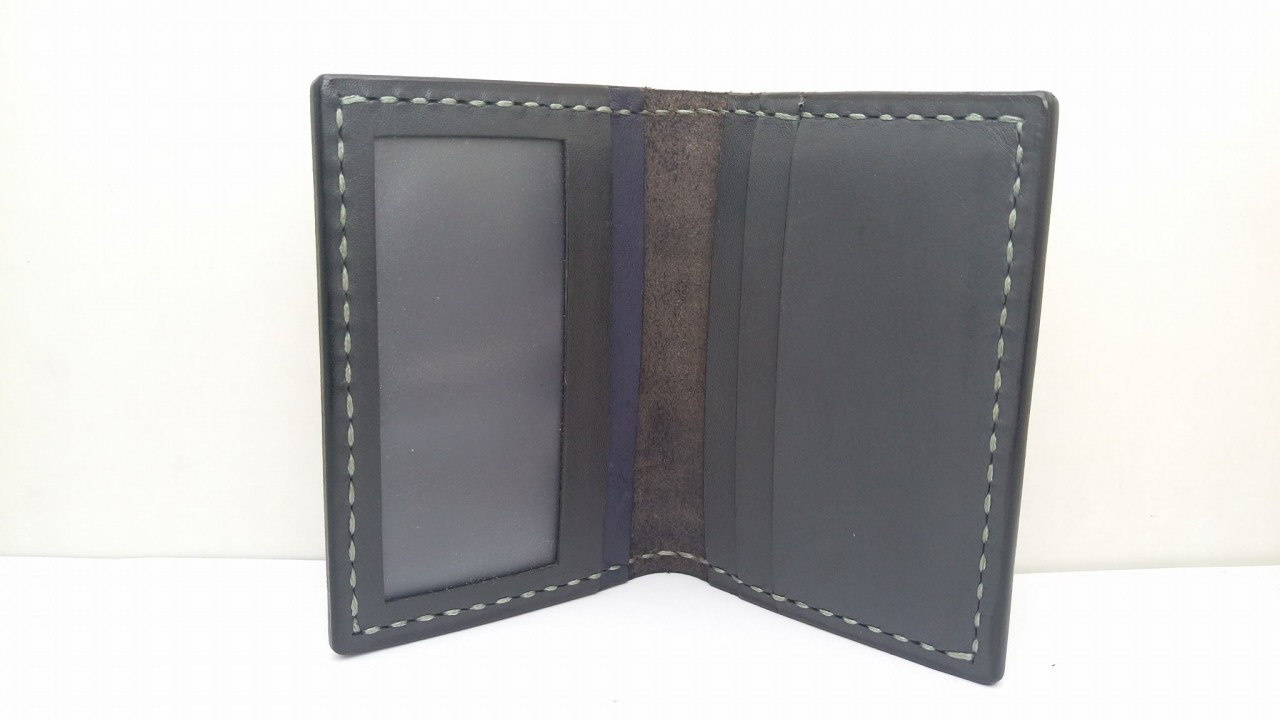 卡片套 DIY 皮革班 handsbox 皮革學堂 相位 對褶 四卡位 信用卡 cards holder
