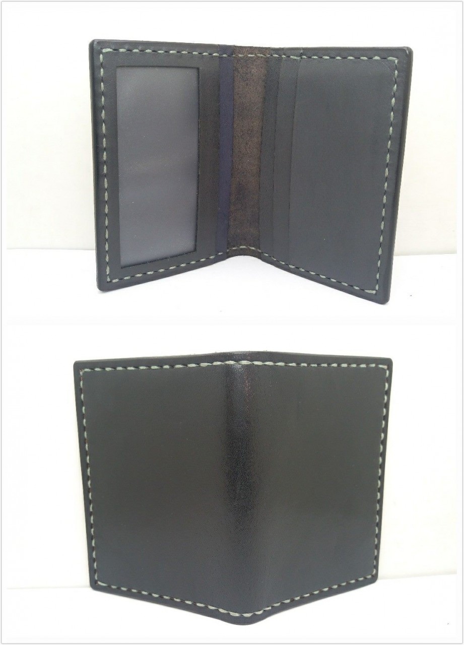 卡片套 DIY 皮革班 handsbox 皮革學堂 相位 對褶 四卡位 信用卡 cards holder