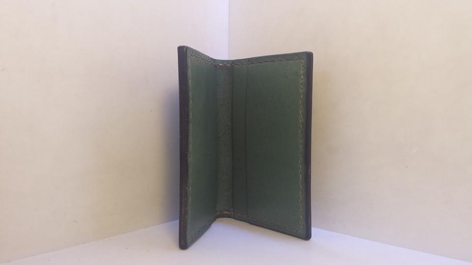 卡片套 DIY 皮革班 handsbox 皮革學堂 對褶 四格 卡位 信用卡 cards holder