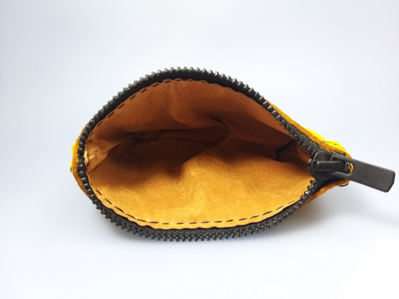 拉鍊散紙包 DIY 皮革班 handsbox 皮革學堂 八達通 coins bag 內豬皮裡